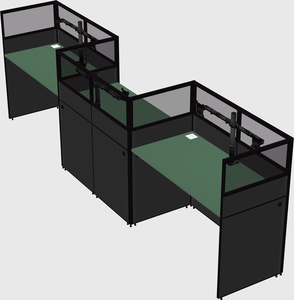 Rectangular cubicles