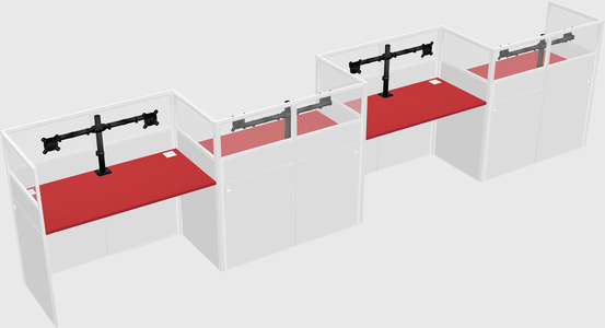 Rectangular cubicles