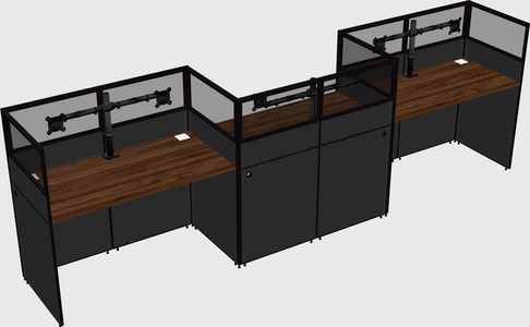 Rectangular cubicles