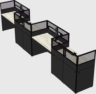 Rectangular cubicles