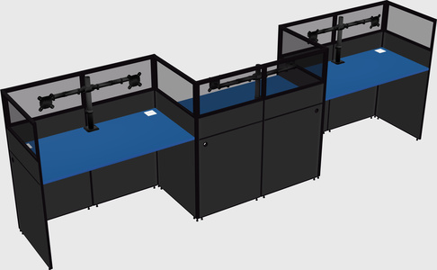 Rectangular cubicles