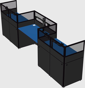 Rectangular cubicles