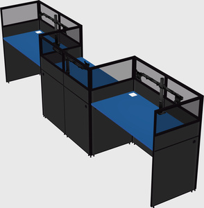 Rectangular cubicles