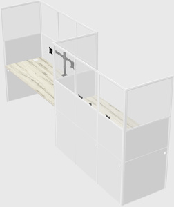 Rectangular cubicles