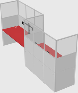Rectangular cubicles