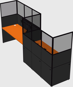 Rectangular cubicles