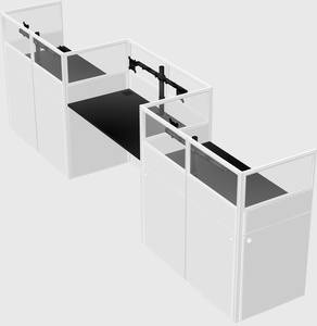 Rectangular cubicles