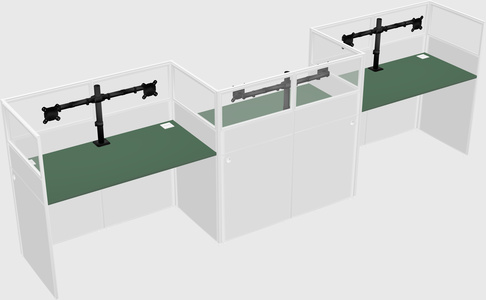 Rectangular cubicles