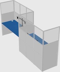 Rectangular cubicles