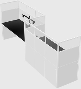 Rectangular cubicles