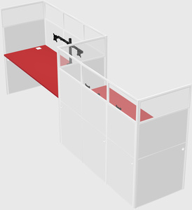 Rectangular cubicles