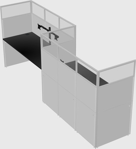 Rectangular cubicles