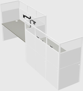 Rectangular cubicles