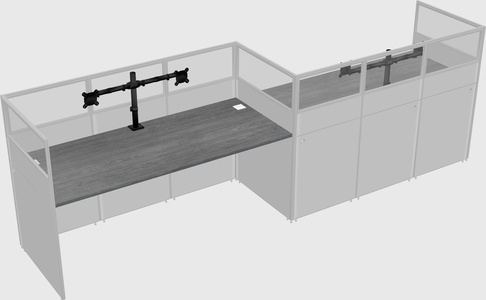 Rectangular cubicles
