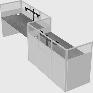Rectangular cubicles