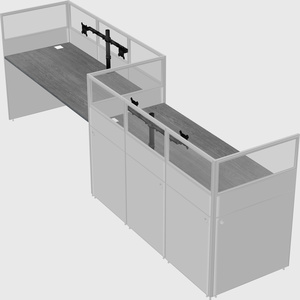 Rectangular cubicles