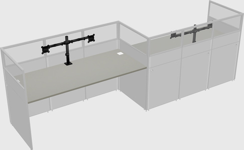 Rectangular cubicles