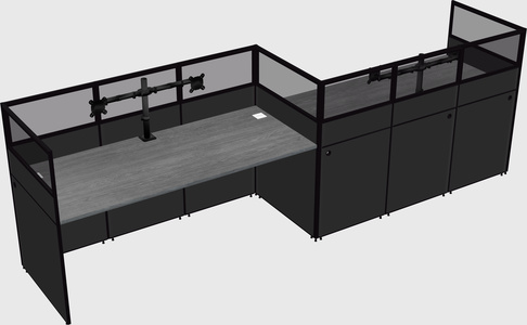 Rectangular cubicles
