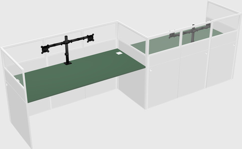 Rectangular cubicles