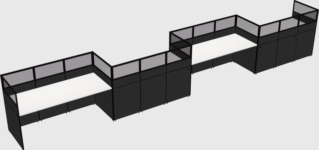 Rectangular cubicles