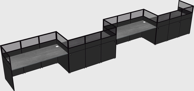 Rectangular cubicles