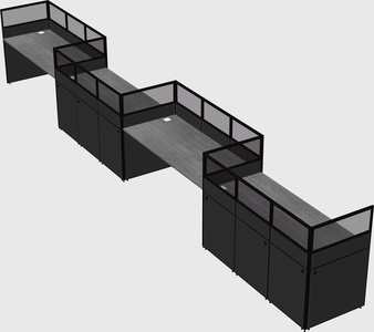 Rectangular cubicles