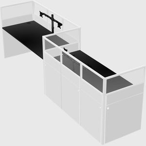 Rectangular cubicles