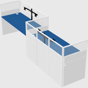 Rectangular cubicles