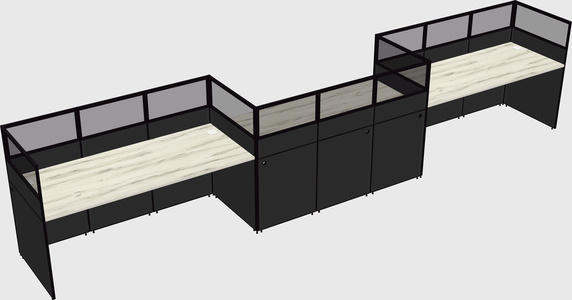 Cabines rectangulaires