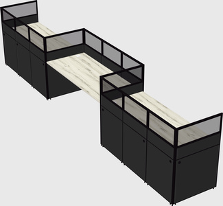 Rectangular cubicles
