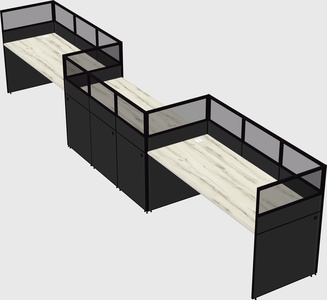 Rectangular cubicles