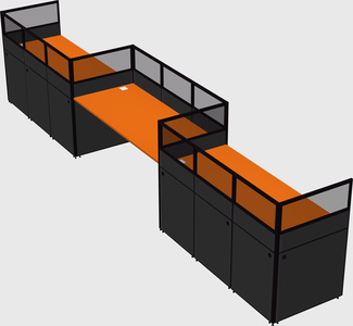 Rectangular cubicles