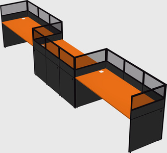 Rectangular cubicles