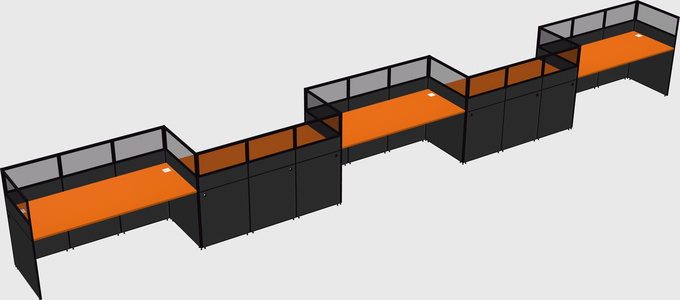 Cabines rectangulaires
