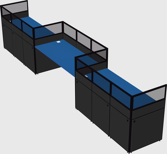 Rectangular cubicles