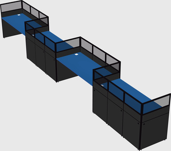 Rectangular cubicles