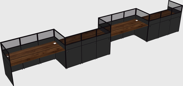 Rectangular cubicles