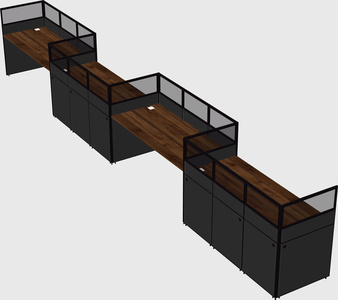 Rectangular cubicles