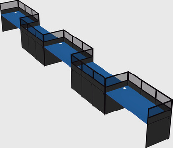 Rectangular cubicles