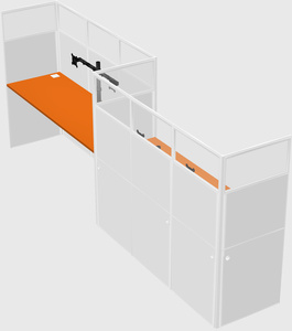 Rectangular cubicles