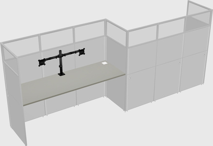 Rectangular cubicles