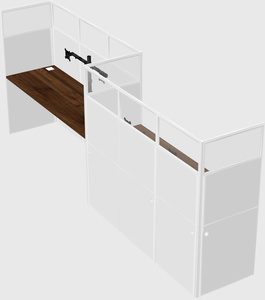 Rectangular cubicles