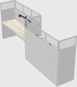 Rectangular cubicles