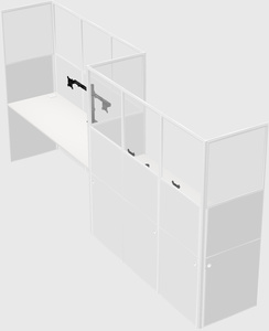 Rectangular cubicles