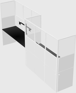 Rectangular cubicles