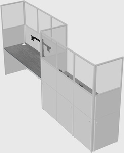 Rectangular cubicles
