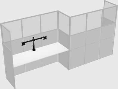 Rectangular cubicles