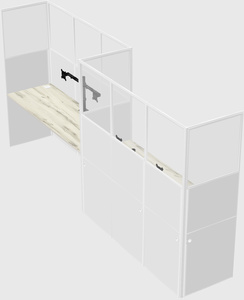 Rectangular cubicles