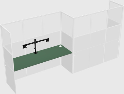 Rectangular cubicles