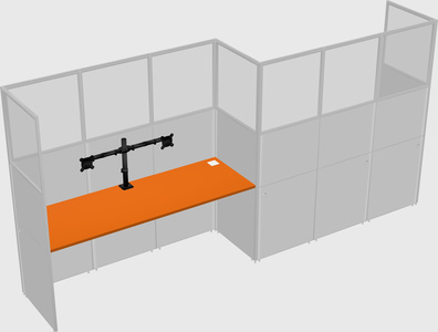 Rectangular cubicles
